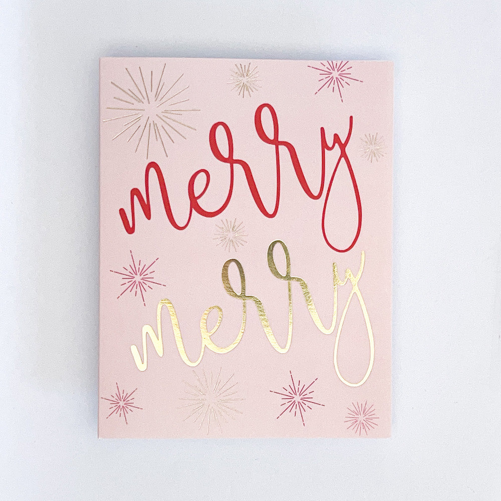 Merry Merry Holiday Card Set image 1