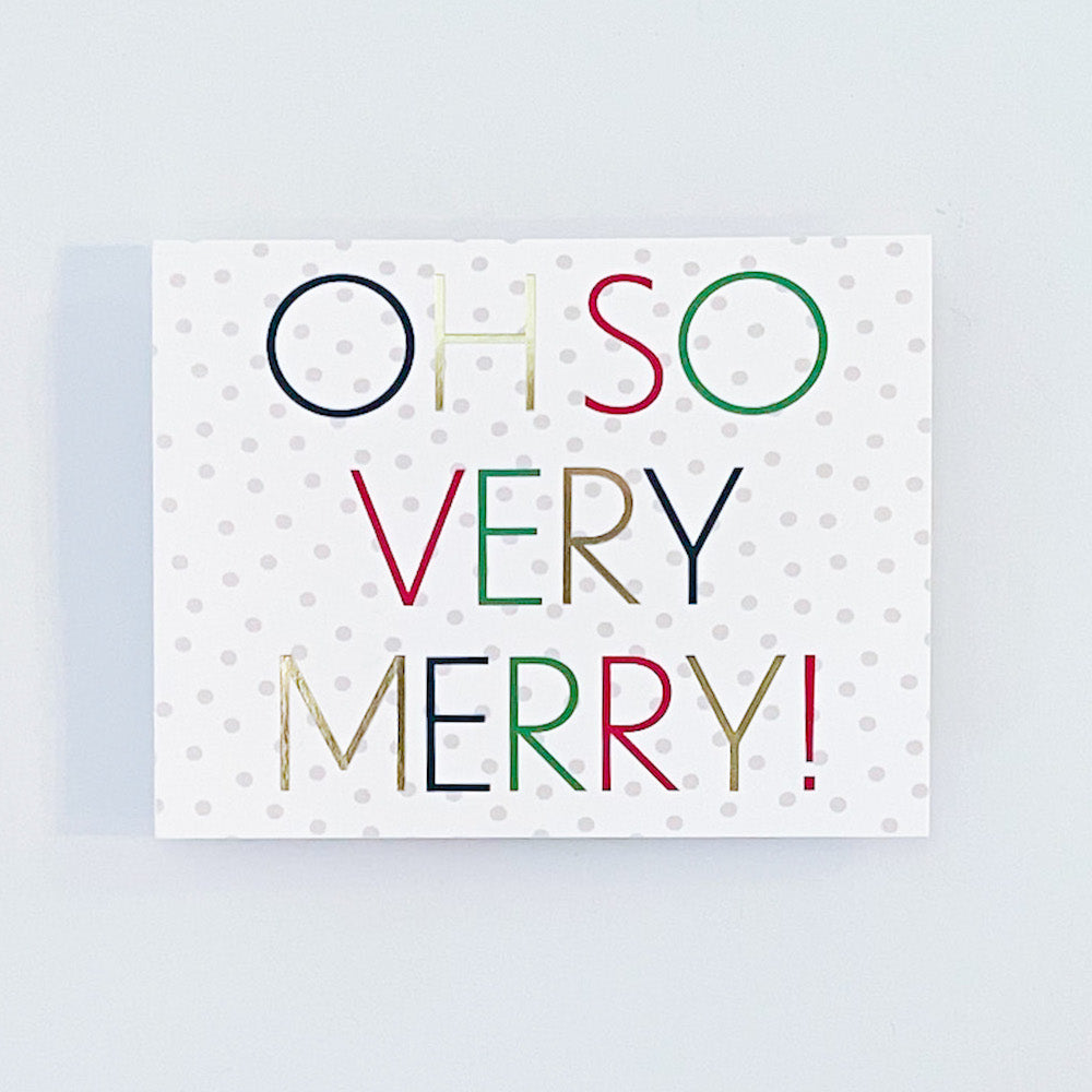 Oh So Very Merry Holiday Card Set image 1