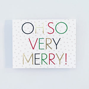 Oh So Very Merry Holiday Card Set image 1