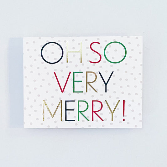 Oh So Very Merry Holiday Card Set image 1