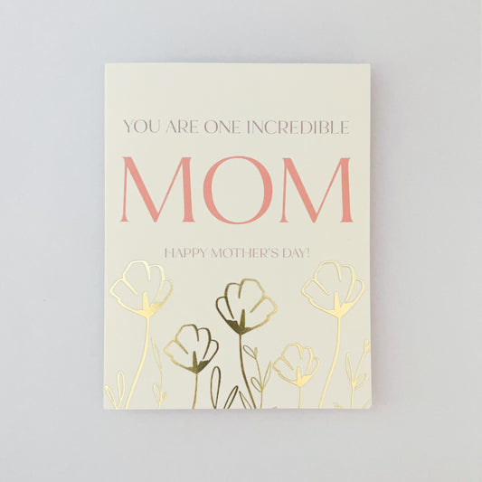One Incredible Mom Mother's Day Card image 1
