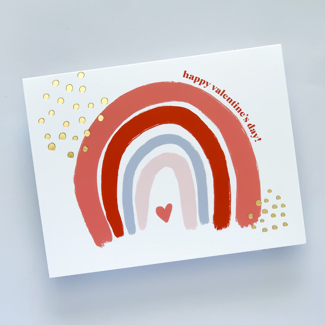 Rainbow Valentine Card image 1
