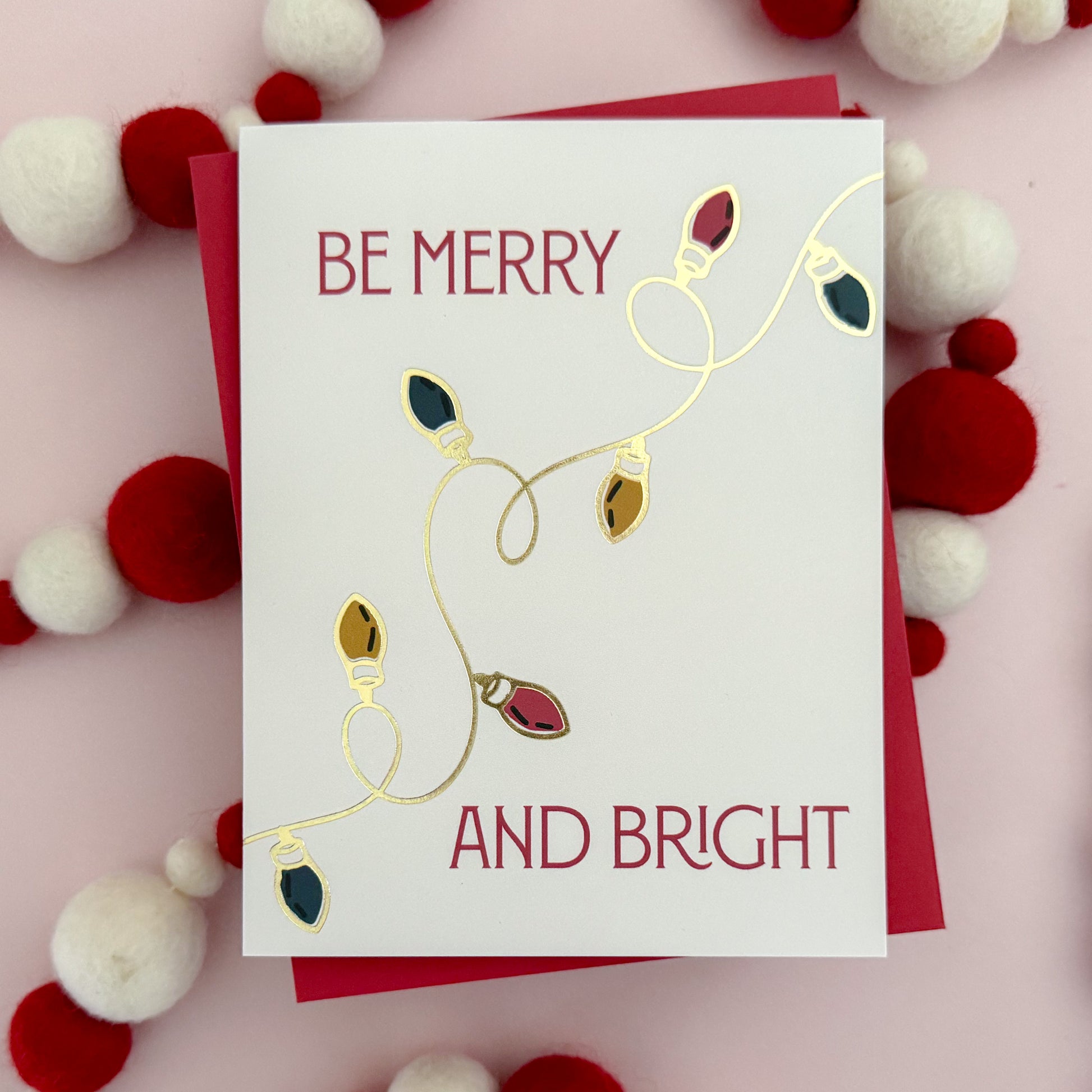 Merry and Bright Lights Holiday Card Set