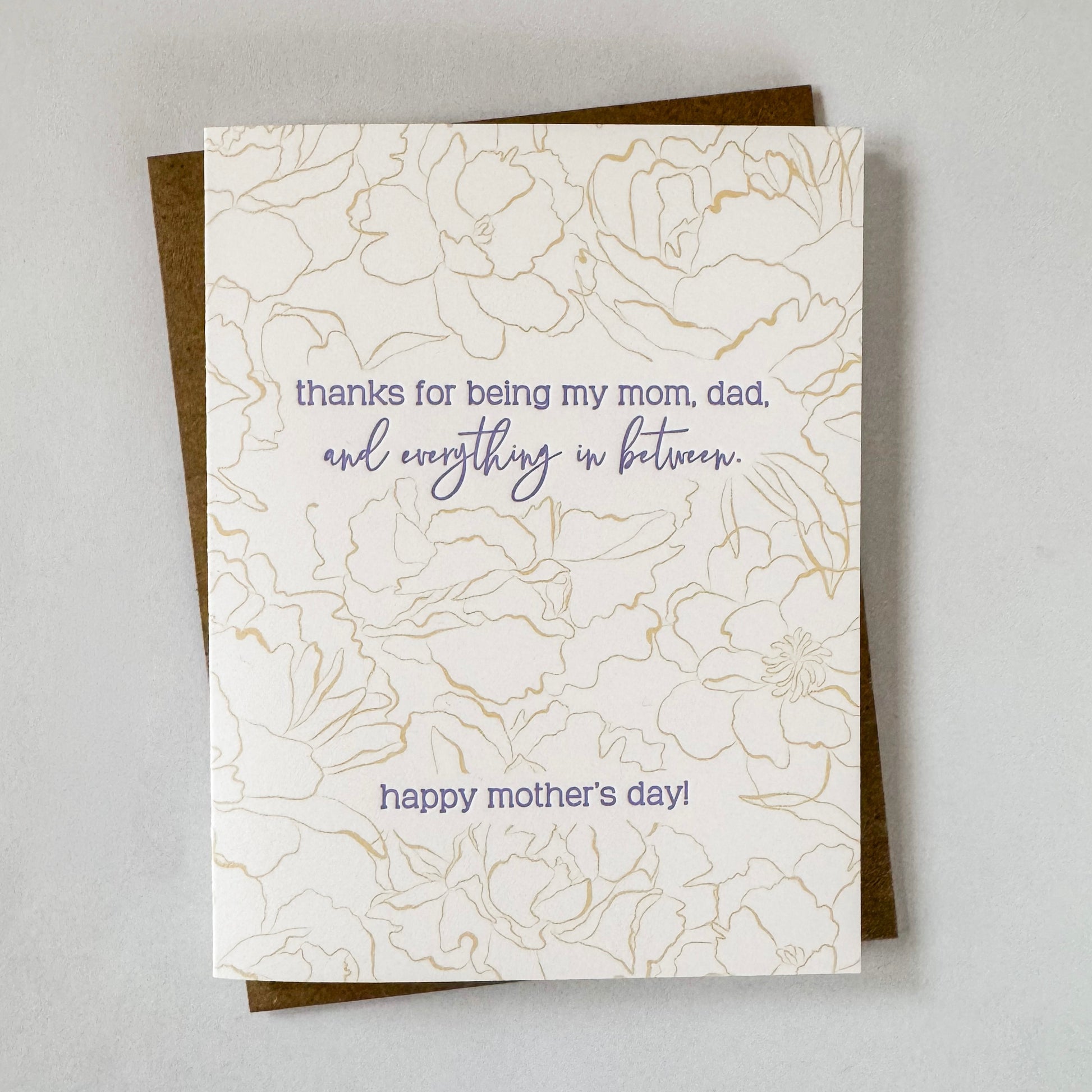 Mom Dad Everything Mother's Day Card