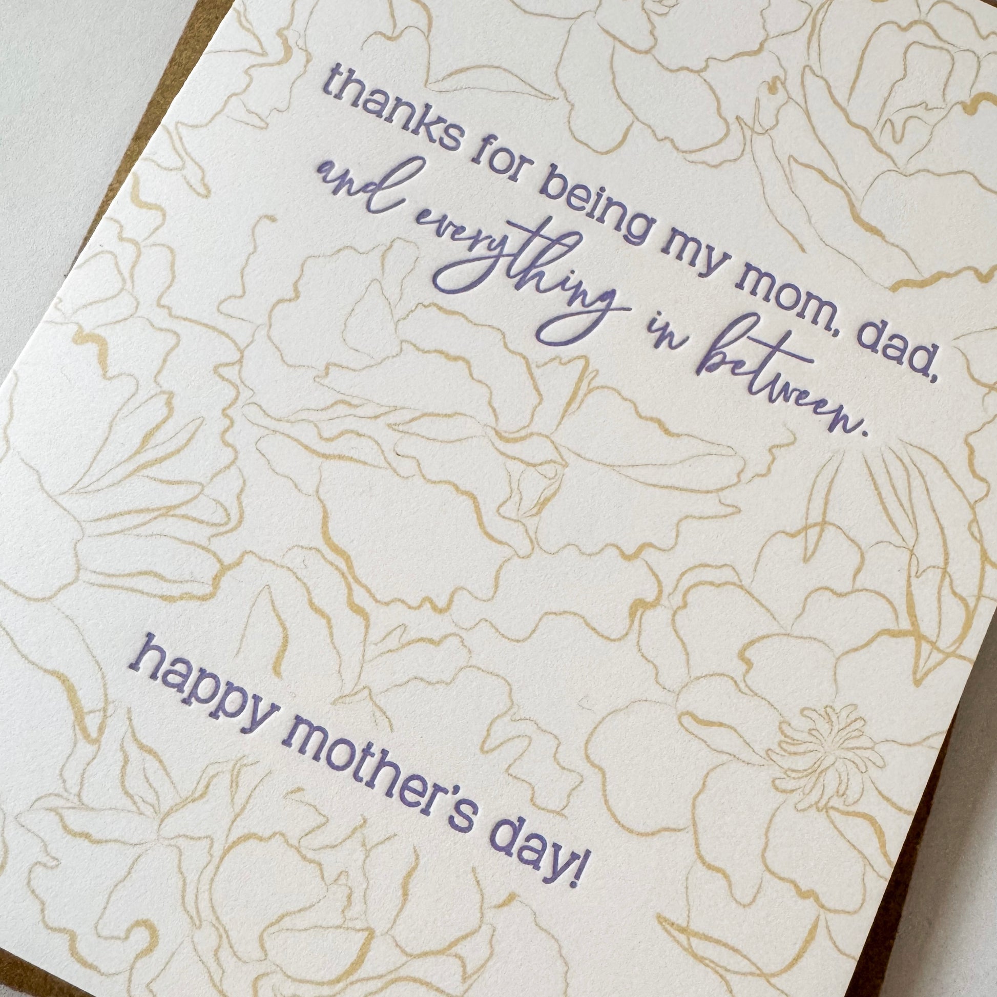 Mom Dad Everything Mother's Day Card
