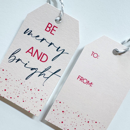 Be Merry and Bright Gift Tags