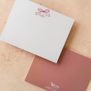Hello Bow Note Cards