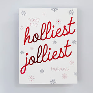 Holliest Jolliest Holiday Card Set image 1