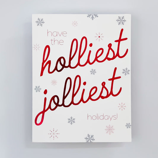 Holliest Jolliest Holiday Card Set image 1