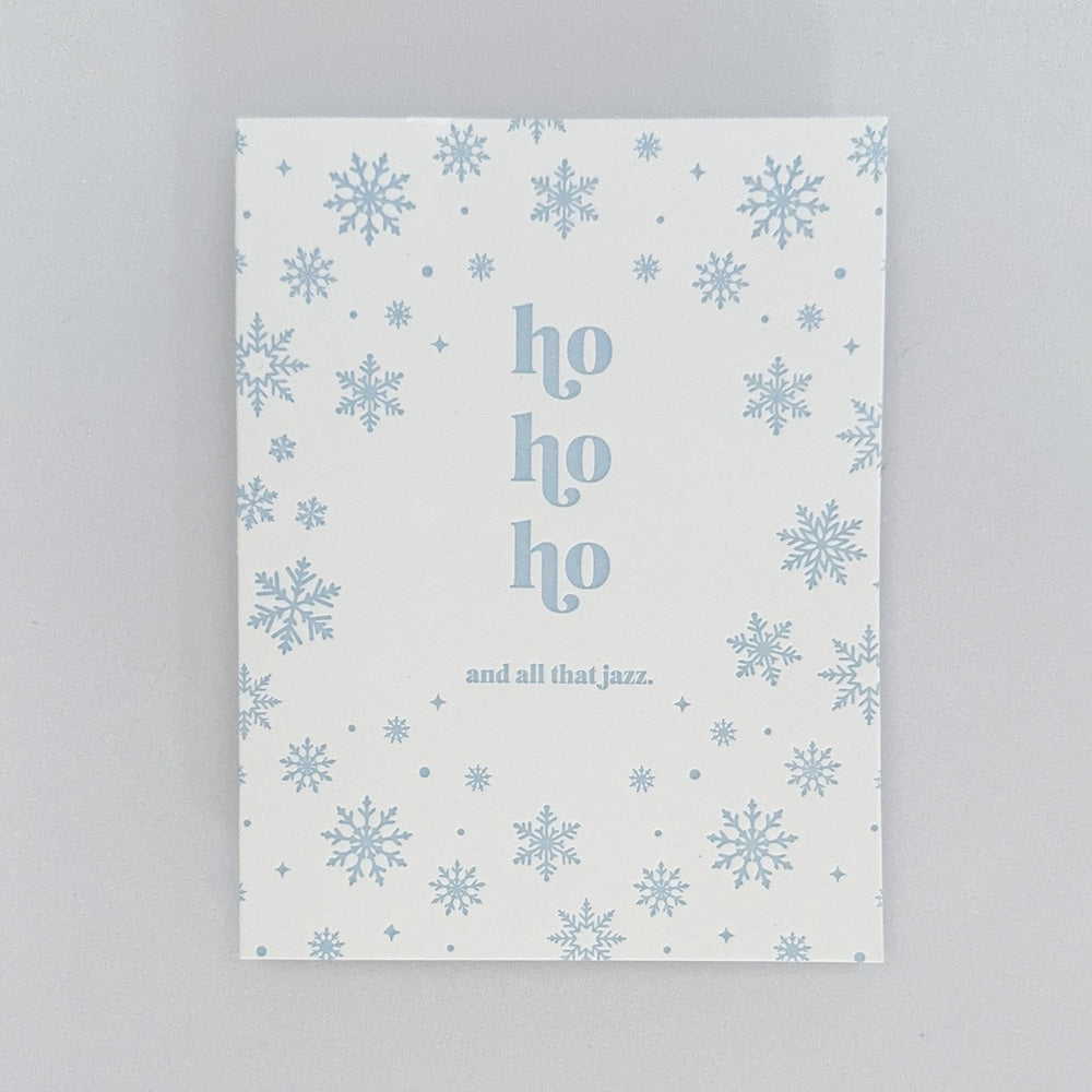Ho Ho Ho Letterpress Card Set