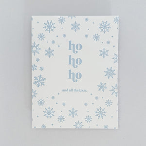Ho Ho Ho Letterpress Card Set