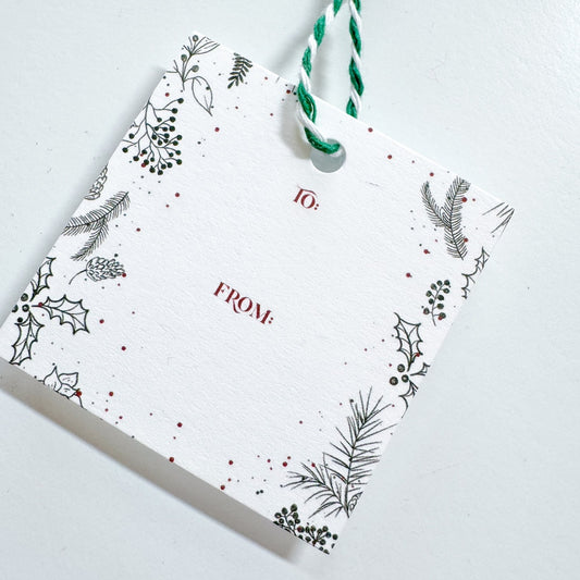 Holly Gift Tags