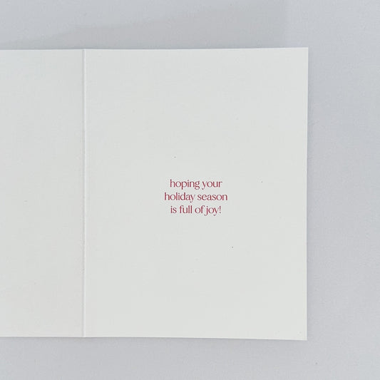 Holly Jolly Ribbon Holiday Card Set