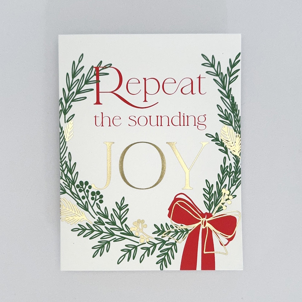 Repeat the Sounding Joy Holiday Card Set