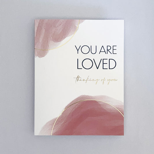 You Are Loved Gold Foil Card